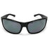 Crossfire Shiny Black Frame Silver Mirror Lens CK7 Premium Safety Eyewear